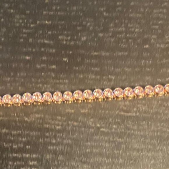 SWAROVSKI Tennis Bracelet In Pink and Rose-Gold - Picture 3 of 5